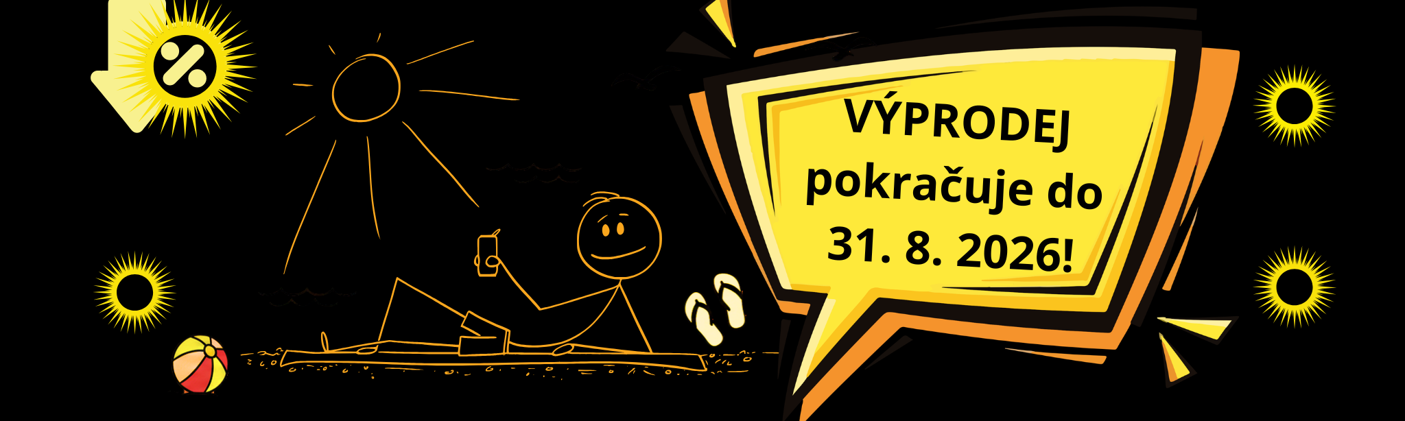 výprodej srpen 2026