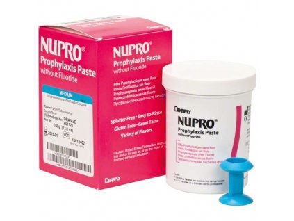 NUPRO - čistící a leštící pasta, kelímek bez FL, pomeranč, střední, 340g