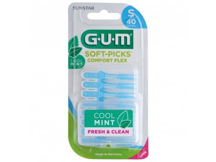 GUM SOFT-PICKS Comfort Flex - mezizubní kartáčky, small, 40ks