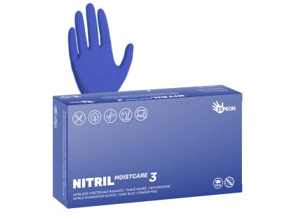 Nitril MOISTCARE tmavě modré