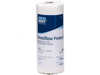 Omniflow protect - ochranná zástěra při profylaxi, bílá, 40ks