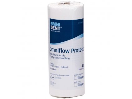 Omniflow protect - ochranná zástěra při profylaxi, bílá
