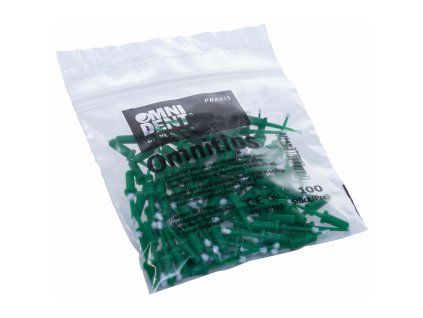 OmniTips - mikroaplikátory, zelené, 100ks