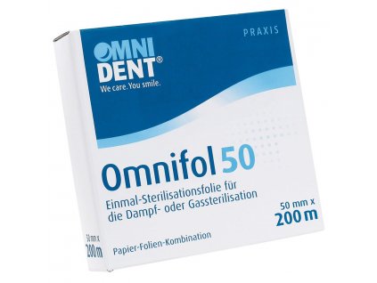 Omnifol - jednorázová sterilizační fólie, 50mm x 200m