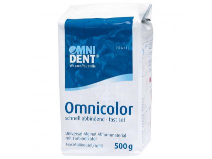 Omnicolor - alginát s barevnou indikací tuhnutí, 500g