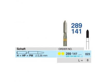 Tvrdokovová fréza - torpédo, 289141, průměr 2,3mm