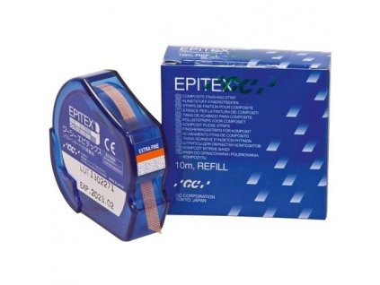 GC Epitex - proužky na finální úpravu a leštění, 10m extra jemné, červené
