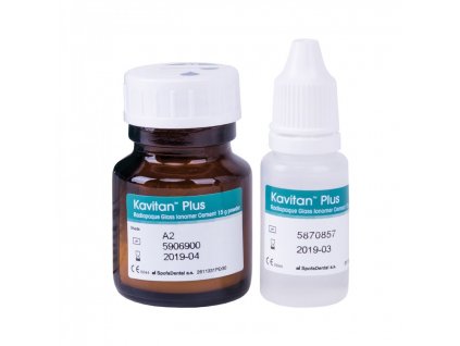 Kavitan Plus - skloionomerní cement, set