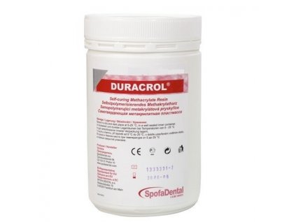 Duracrol - samopolymerující pryskyřice, prášek 500g
