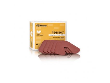 Tessex - šelakové bazální destičky pro dolní čelist