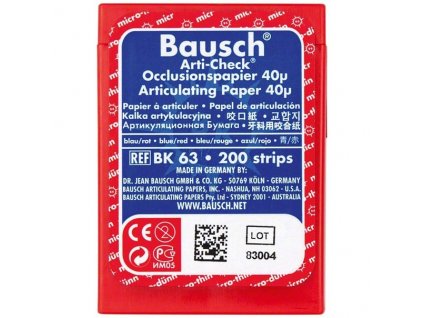 Bausch Artikulační papír, páska BK63