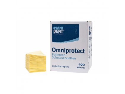 Omniprotect - ochranné roušky pacienta, 3-vrstvé, 500ks žluté