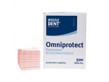 Omniprotect - ochranné roušky pacienta, 3-vrstvé, 500ks růžové (rosa)