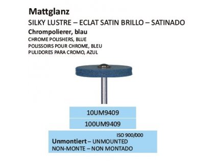 Leštící guma CHROMPOLIERER BLAU UM9409 100ks