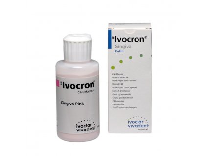 SR Ivocron Gingiva pink - PMMA fazetovací materiál, 100g