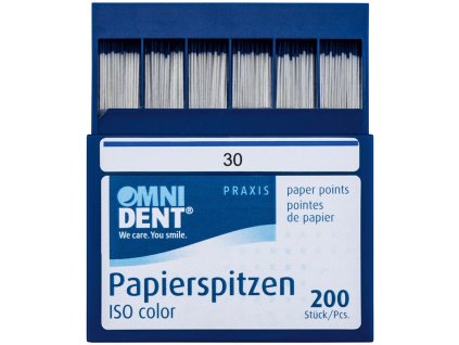 OMNI Papírové čepy 2%, 200ks ISO 030