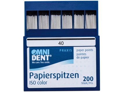 OMNI Papírové čepy 2%, 200ks ISO 040