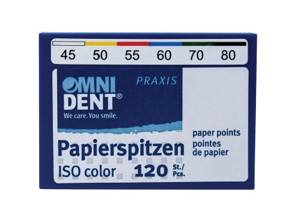 OMNI Papírové čepy 2%, 120ks ISO 045-080