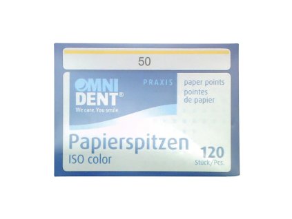 OMNI Papírové čepy 2%, 120ks ISO 050