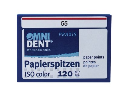 OMNI Papírové čepy 2%, 120ks ISO 055