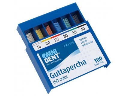 OMNI Guttaperčové čepy 2% ISO 015-040