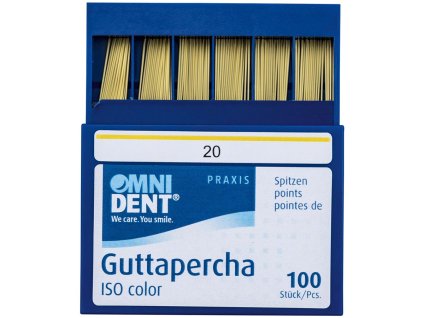 OMNI Guttaperčové čepy 2% ISO 020