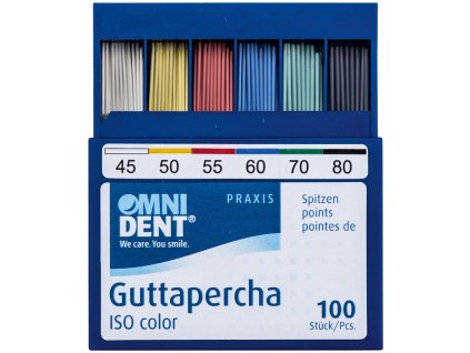OMNI Guttaperčové čepy 2% ISO 045-080