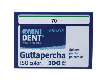 OMNI Guttaperčové čepy 2% ISO 070