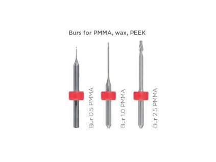 Frézovací nástroj pro plasty a vosk, 2,5mm PMMA