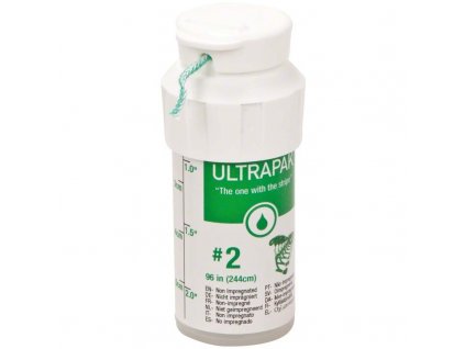 Ultrapak CleanCut - retrakční vlákno, č.2 zelené