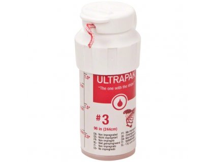 Ultrapak CleanCut - retrakční vlákno, č.3 červené