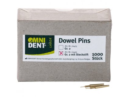 OMNI Dowel Pins s trnem vel.2, 1000ks