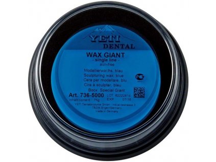 YETI Wax Giant single line - modelovací vosk, ash-free modrý