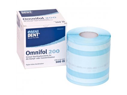Omnifol - jednorázová sterilizační fólie, 200mm x 100m