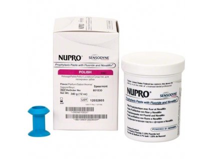 NUPRO Sensodyne NovaMin Polish Jar, máta s FL, 340g