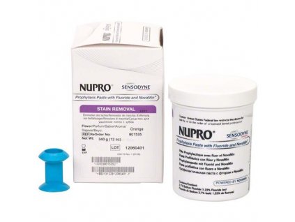 NUPRO Sensodyne NovaMin Stain Removal Jar, pomeranč s FL, 340g