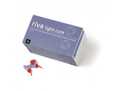 Riva light cure NT - skloionomerní materiál, kapsle