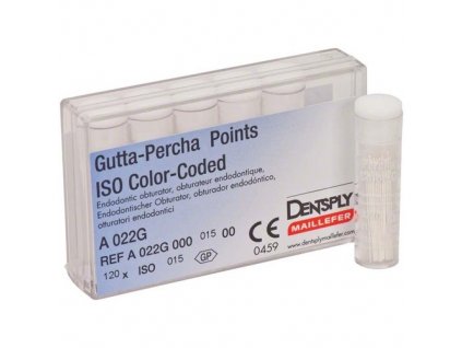 Gutta-Percha Color-Coded .02 - gutaperčové čepy, 015