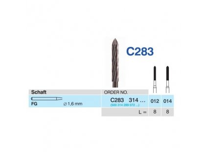 HORICO Tvrdokovová finírka - torpédo, C283314, průměr 1,2mm