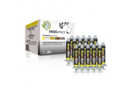 Endo Pack - výplachové stříkačky pro Chloraxid 5,25%