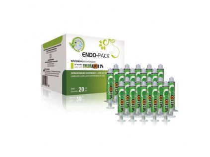 Endo Pack - výplachové stříkačky pro Chloraxid 2%