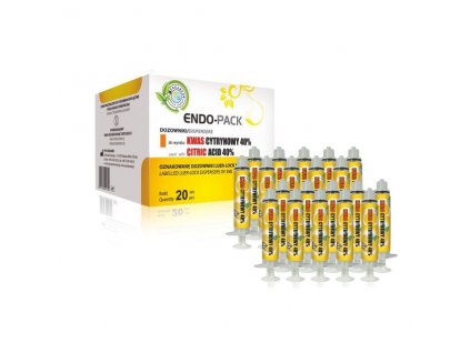 Endo Pack - výplachové stříkačky pro Citric Acid 40%