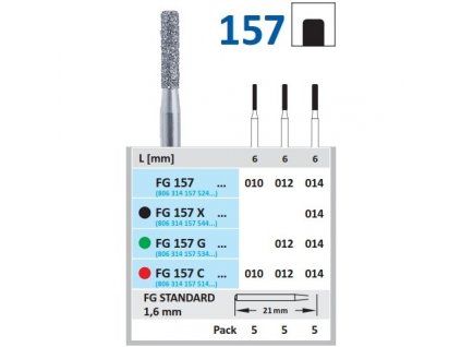 HORICO brousek diamantovaný - cylindr, FG157