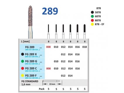 HORICO brousek diamantovaný - torpédo, FG289