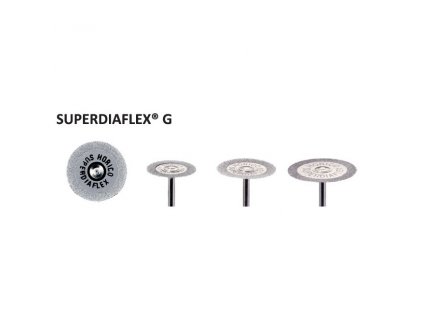 Diamantový disk SUPERDIAFLEX G - sypaný ze spodu, 1,9cm, hrubá