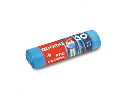 Q-pytle na odpad HDPE 30l, zatahovací, modré