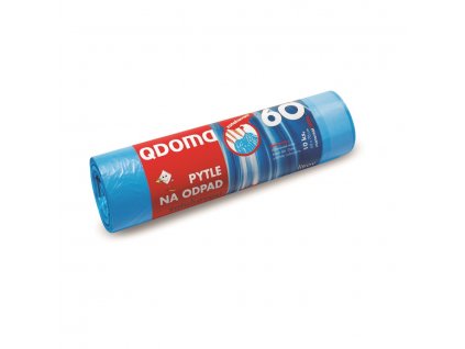 Q-pytle na odpad LDPE 60l, zatahovací, modré