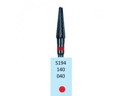Tvrdokovová fréza - kónus zakulacený, S194140, průměr 4mm