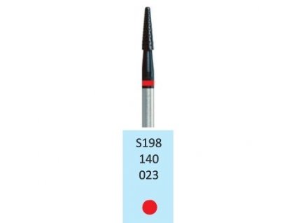 Tvrdokovová fréza - kónus zakulacený, S198140, průměr 2,3mm