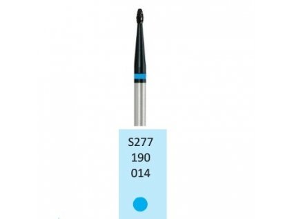 Tvrdokovová fréza - vajíčko, S277190, průměr 1,4mm